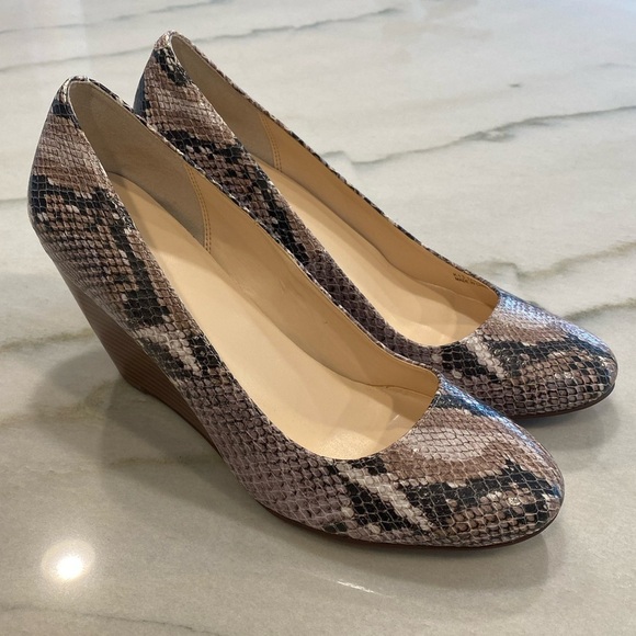 Cole Haan Snakeskin Wedges - Picture 2 of 16